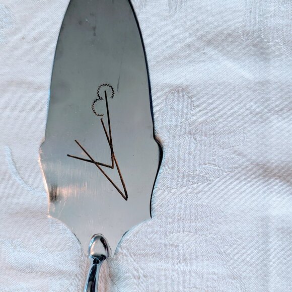 Lot of 6 VTG German MCM Dessert Bakelite Set Pyraline Cake Lifter Cake Forks - Picture 9 of 10